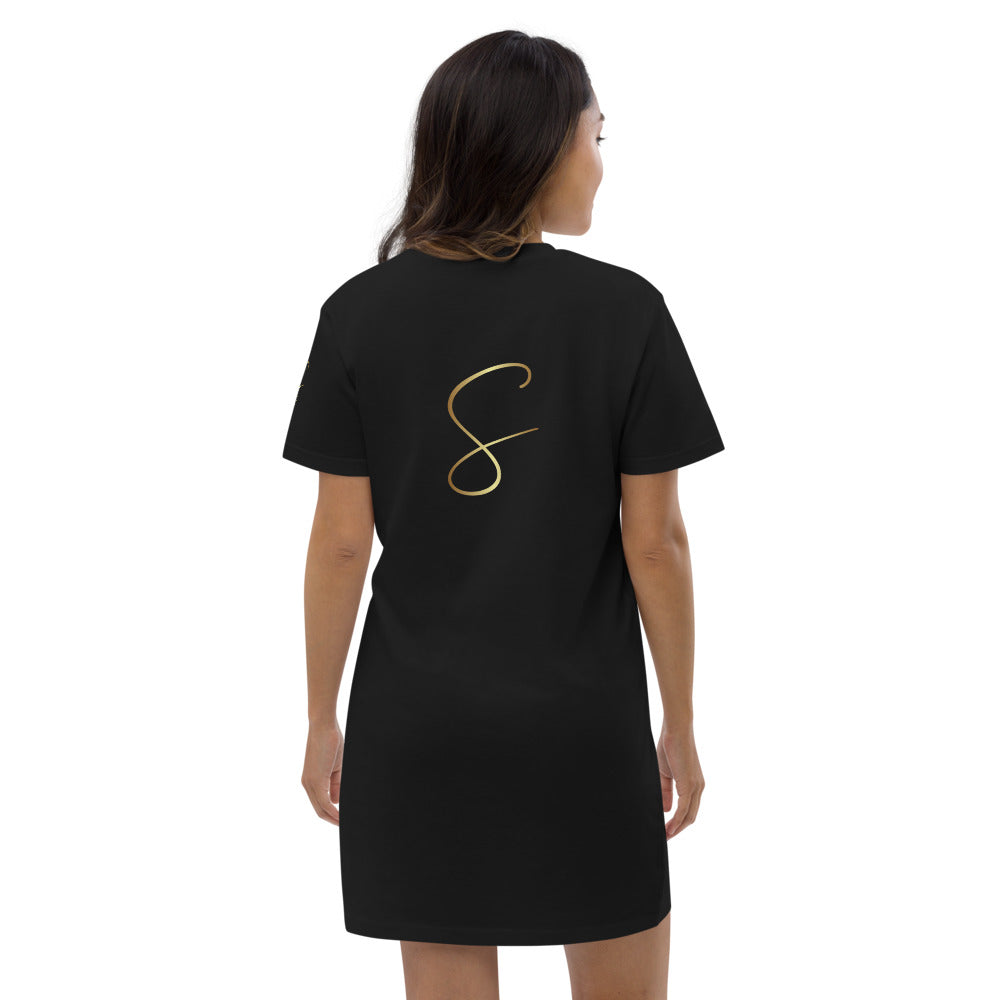 Organic cotton t-shirt dress SECRET SERENITY Organic cotton t-shirt dress SECRET SERENITY
