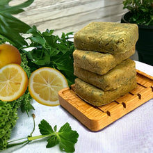 Load image into Gallery viewer, Lemongrass Cucumber Lemon Bar Soap
