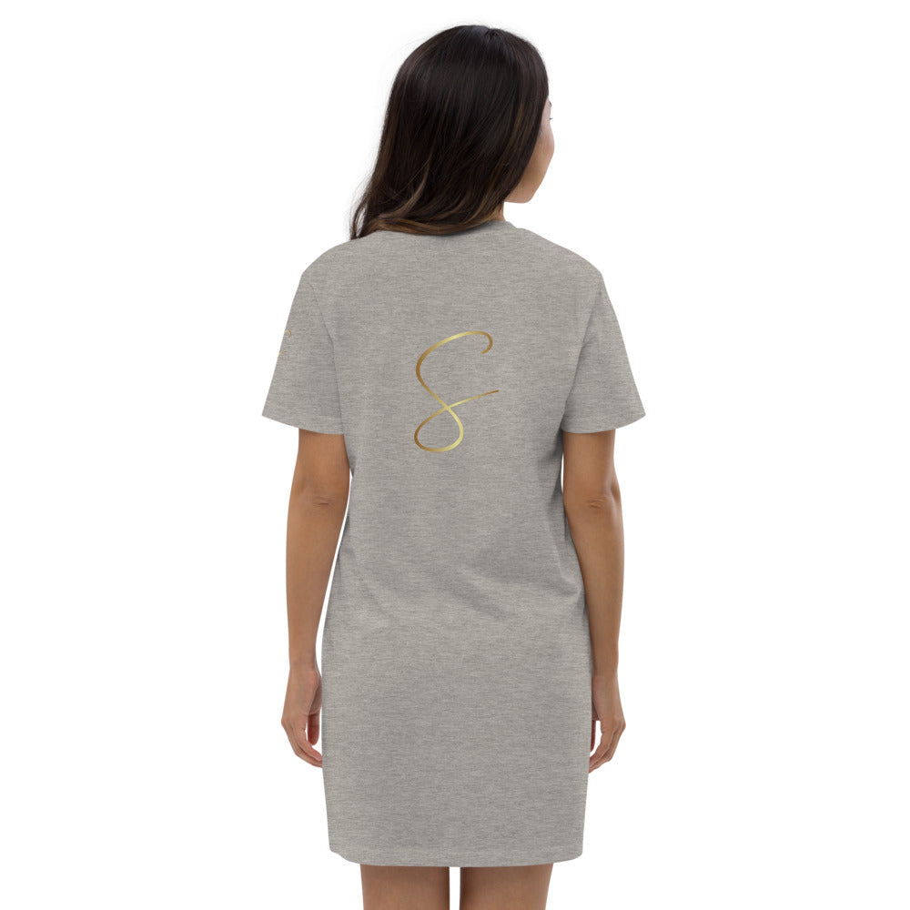 Organic cotton t-shirt dress SECRET SERENITY Organic cotton t-shirt dress SECRET SERENITY